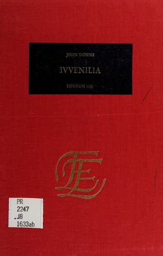 Tapa de Juvenilia