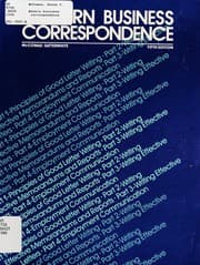 Tapa de Modern business correspondence