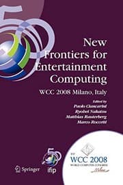 Tapa de New Frontiers for Entertainment Computing