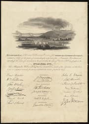 Tapa de Certificate of membership for Alexander H. Everett in the Bunker Hill Monument Association