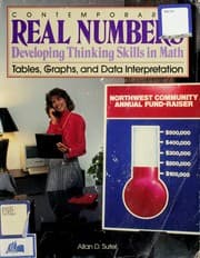 Tapa de Contemporary's Real Numbers Developing Thinking Skills in Math: Tables Graphs and Data Interpretation (Contemporary's Real Numbers: Developing Thinking Skills in M)