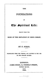 Tapa de The Foundations Of The Spiritual Life