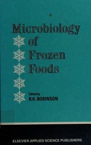 Tapa de Microbiology of frozen foods