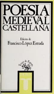 Tapa de Poesía medieval castellana