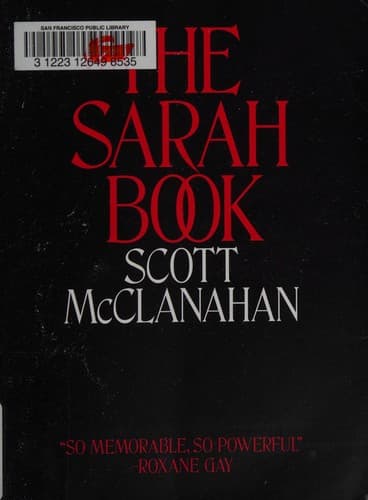 Tapa de The Sarah book