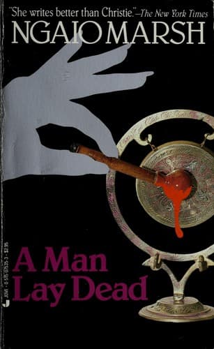 Tapa de A Man Lay Dead