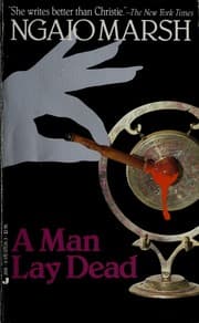 Tapa de A Man Lay Dead