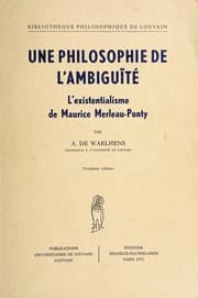 Tapa de Une philosophie de l'ambiguïté