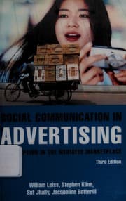 Tapa de Social communication in advertising