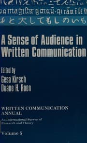 Tapa de A sense of audience in written communication