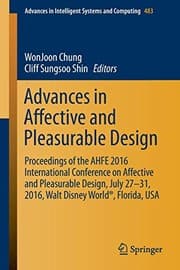 Tapa de Advances in Affective and Pleasurable Design