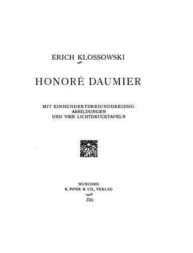 Tapa de Honoré Daumier
