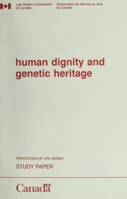 Tapa de Human dignity and genetic heritage