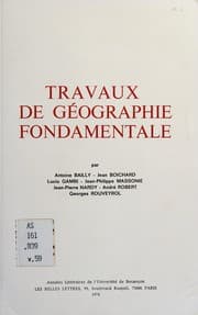 Tapa de Travaux de géographie fondamentale
