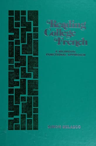 Tapa de Reading college French
