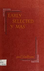 Tapa de Early selected y mas; poems 1949-1966