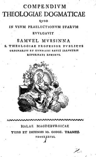 Tapa de Compendium theologiae dogmaticae