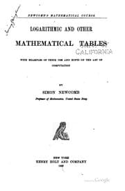 Tapa de Elements of Plane and Spherical Trigonometry with Logarithmic and Other ..
