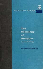 Tapa de The sociology of religion