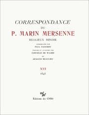Tapa de Correspondance du P. Marin Mersenne,