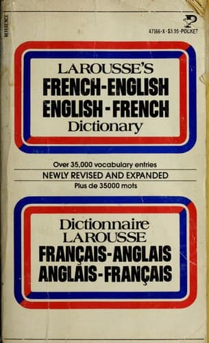 Tapa de FRENCH ENG DICT