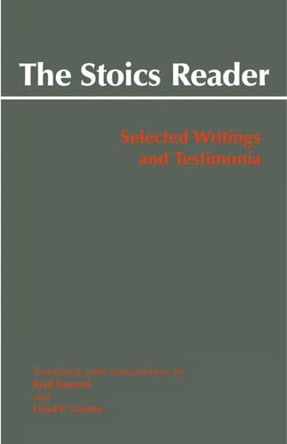 Tapa de The stoics reader