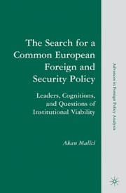 Tapa de The Search for a Common European Foreign and Security Policy