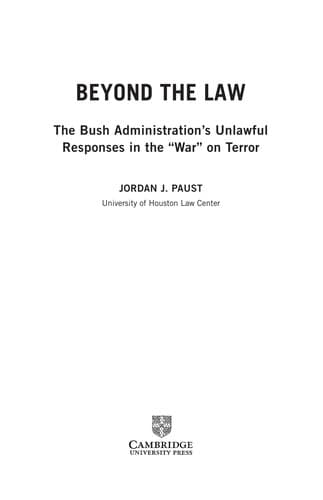 Tapa de Beyond the law