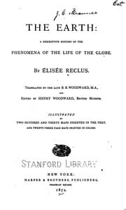 Tapa de The Earth: A Descriptive History of the Phenomena of the Life of the Globe
