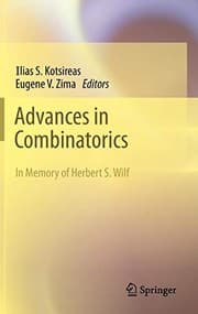 Tapa de Advances in Combinatorics