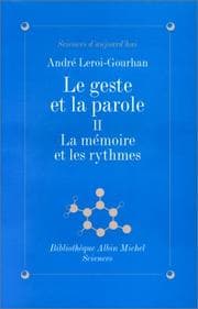 Tapa de Le Geste et la Parole, tome 2