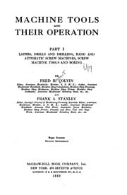Tapa de Machine tools and their operation