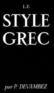 Tapa de Le style grec