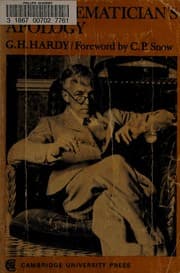 Tapa de A mathematician's apology
