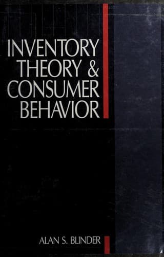 Tapa de Inventory theory and consumer behavior