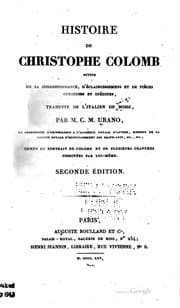 Tapa de Histoire de Christophe Colomb: suivie de sa correspondance, d ..