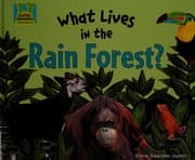 Tapa de What lives in the rain forest?