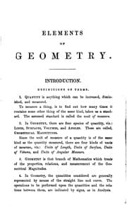 Tapa de Elements of Geometry and Trigonometry