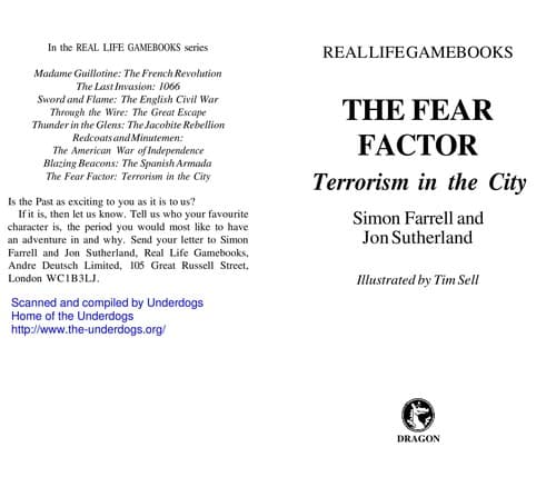 Tapa de The Fear Factor