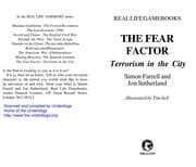 Tapa de The Fear Factor