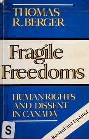 Tapa de Fragile freedoms