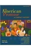 Tapa de The American Promise/ Reading the American Past
