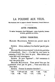 Tapa de La poudre aux yeux: comédie