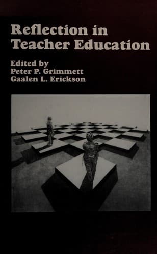 Tapa de Reflection in teacher education