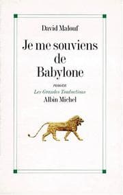 Tapa de Je me souviens de Babylone