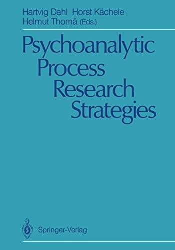 Tapa de Psychoanalytic Process Research Strategies