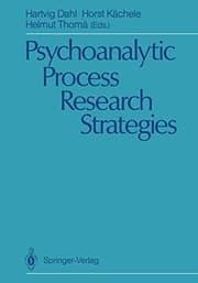 Tapa de Psychoanalytic Process Research Strategies