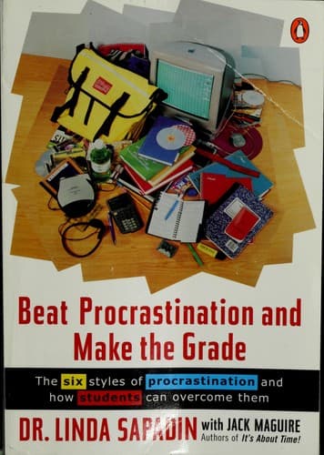 Tapa de Beat procrastination and make the grade