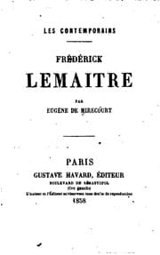 Tapa de Frédérick Lemaître