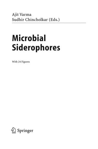 Tapa de Microbial siderophores